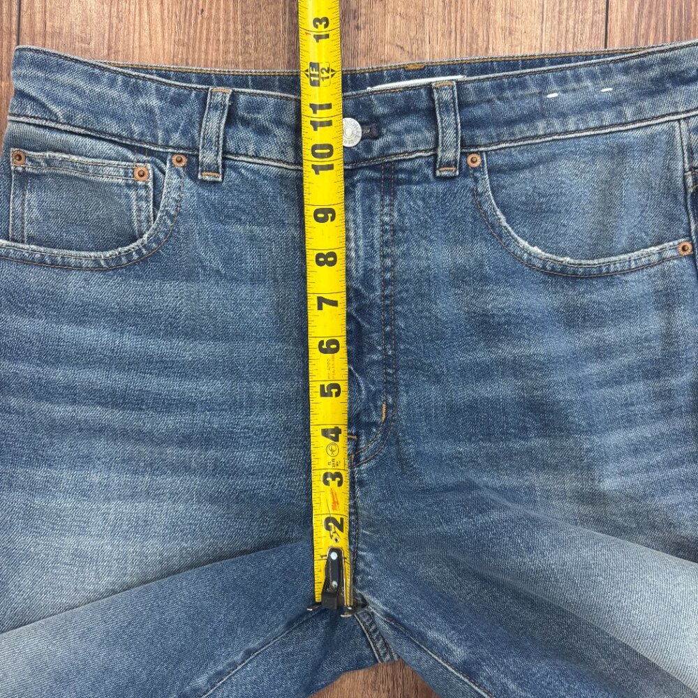 Madewell The Curvy Vintage Flare Jeans High Rise Medium Bouvier Wash Stretch 30 - Picture 11 of 12